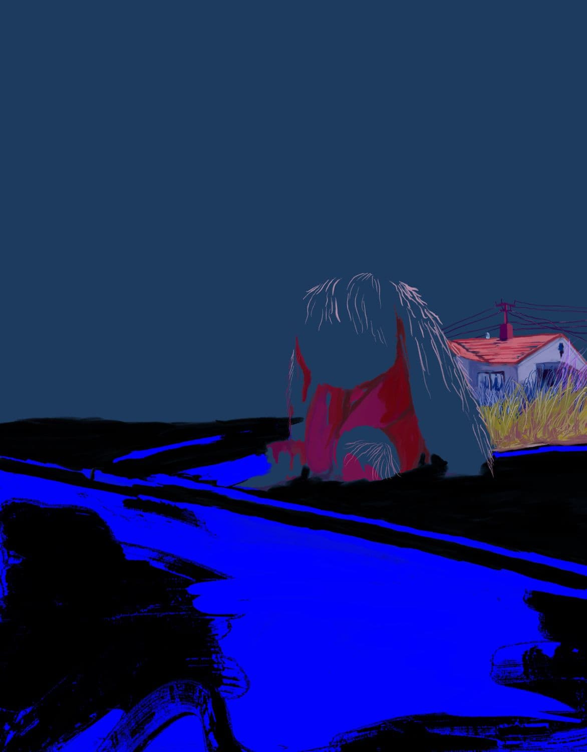 False Morning : Blue