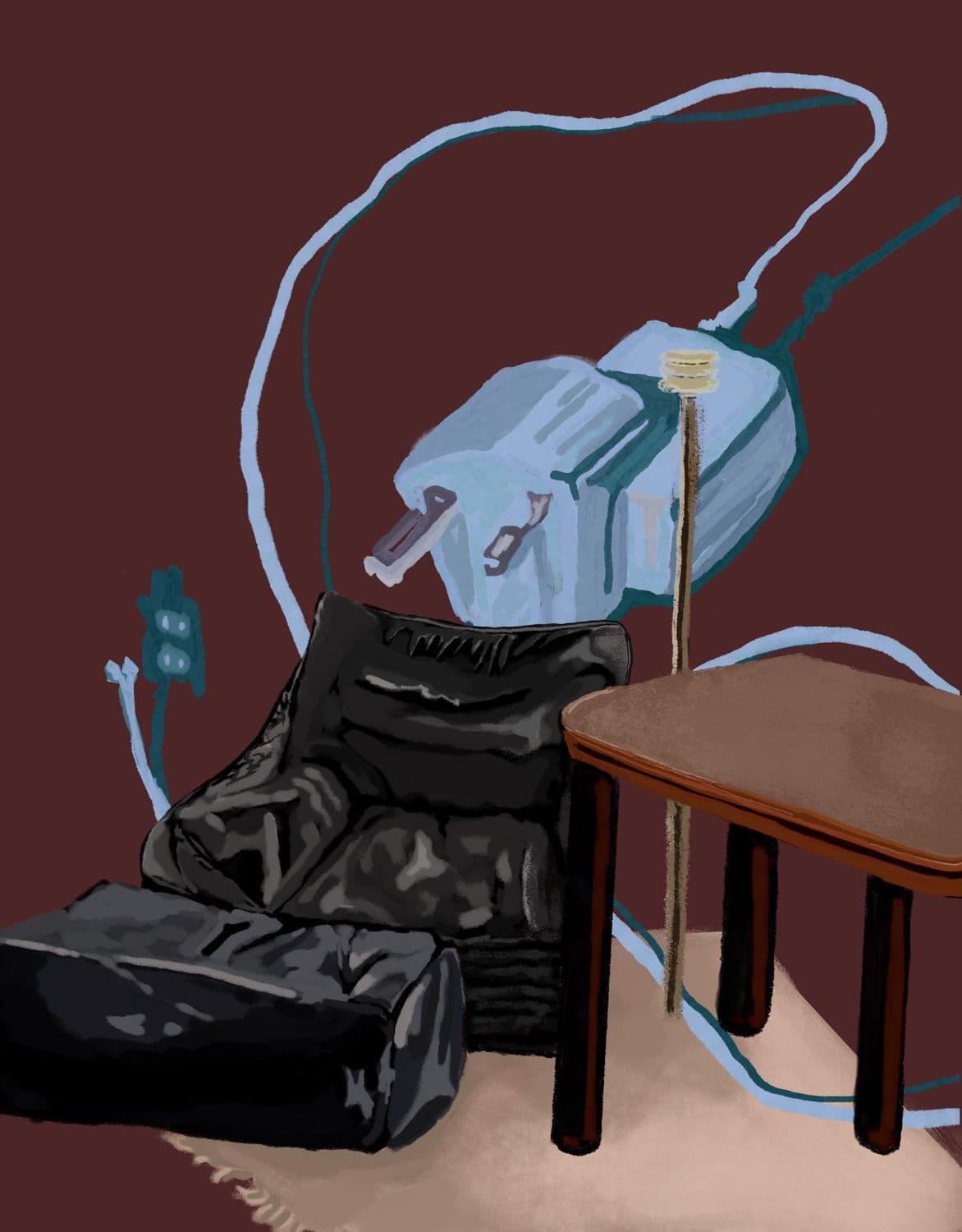 정지된 전장(電場)
